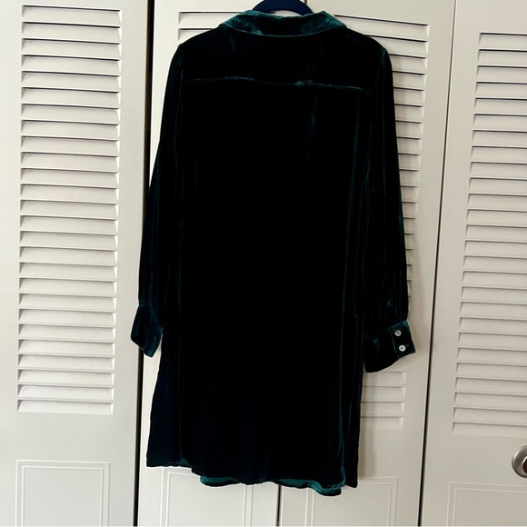 Sundance Deep Green Velvet Hendrix Dress - Picture 4 of 6